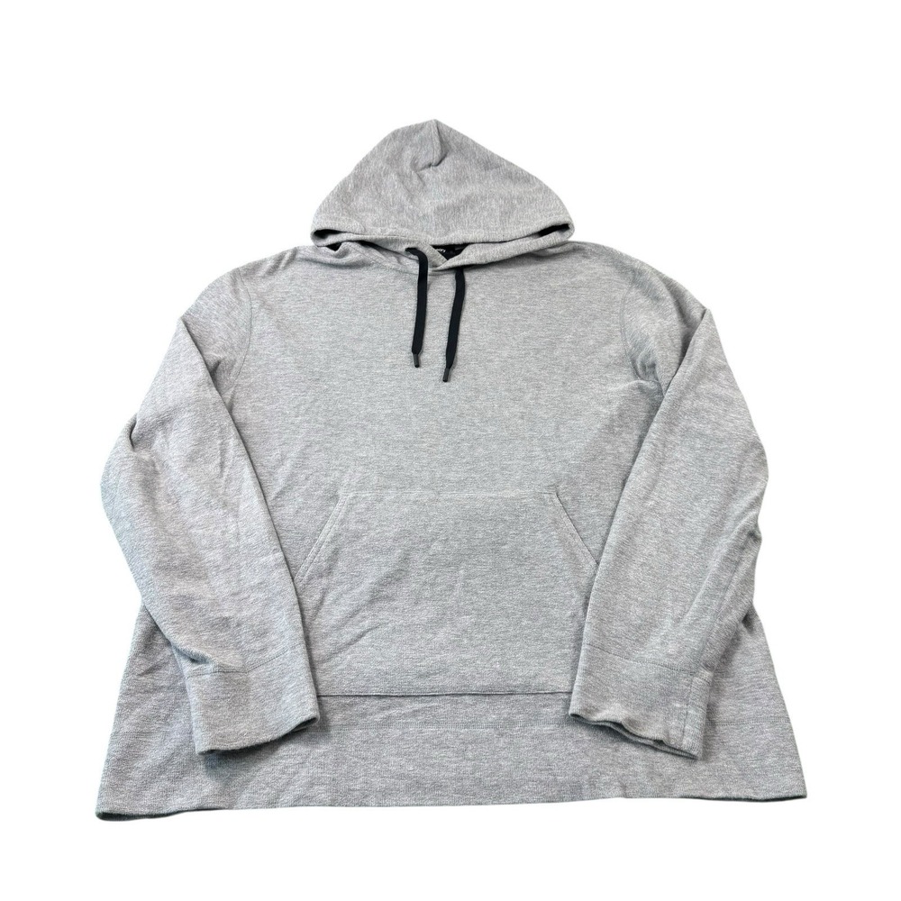 Theory Baja Hoodie Mens 2XL Gray Surf Terry Pullover Sweatshirt J0294507